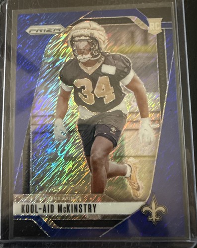 2024 Panini Prizm - Rookies Kool-Aid McKinstry #363 Blue Shimmer Prizm /25 (RC)