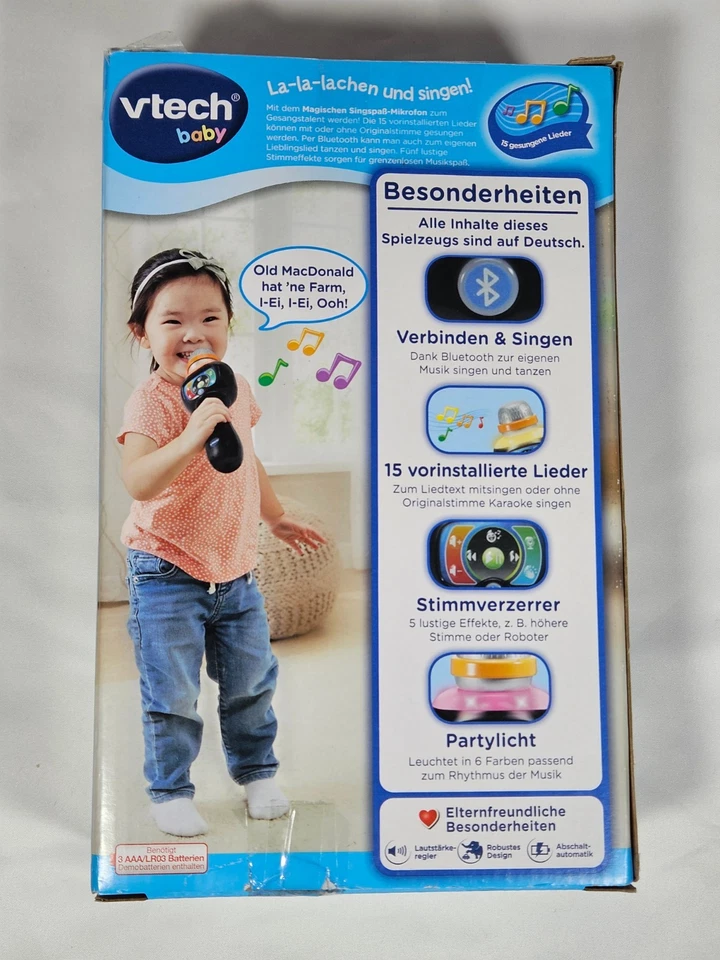 Vtech Baby Karaoke Mikrofon Magisches Singspaß Interaktives Kindermikrofon - Bild 2 von 4