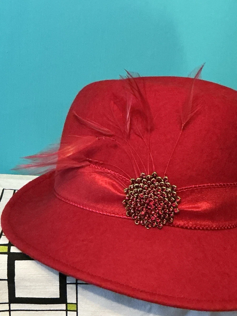 Vintage 50\'s Womens Sonni Hat Fedora Black Gold Animal‎ Patchwork Accent Madonna Vintage | Accessories | Vintage Dobbs Fifth Avenue Black  main image 3
