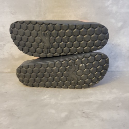 Hollister Slide Sandal Womens Size Small 7.5 8 Black Buckle Rubber Water Shoe - Picture 6 of 9