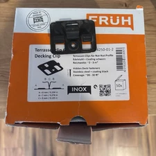 Hidden Deck Fastener Terrassenclip 6mm Decking Clip (50 Pack) Stainless Steel