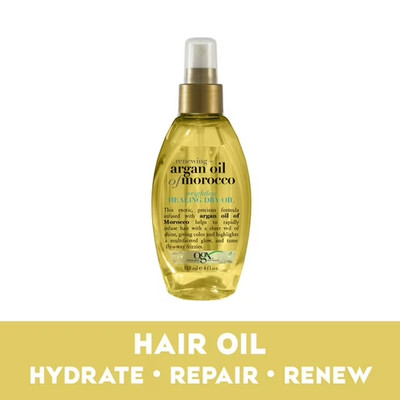 OGX Renewing + Argan Oil of Morocco Weightless Healing Dry Spray for Split Ends,