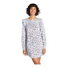 Modcloth Prairie Doll Floral Mini Dress Womens Size Large