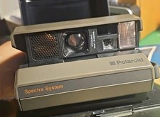 Polaroid Spectra System Instant Film Camera Case and Booklet Great Condition
