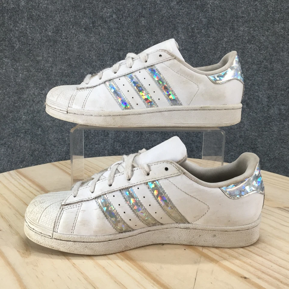 Adidas Zapatos Juveniles 5 Superstar J Deportivos Zapatillas bajas F3389 Blanco Con cordones Foto 2 de 4