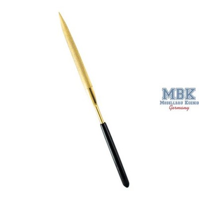 MINESHIMA MNS-I200E Titan Coating Diamond File Halfround I200E (Feile)