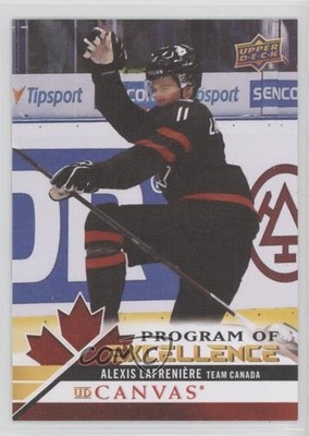 2020-21 Upper Deck UD Canvas Program of Excellence Alexis Lafreniere #C256 0e3