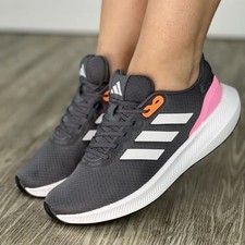 Adidas Run Falcon 3.0 Women s Running Shoe Gray Sneakers Training Footwear 564