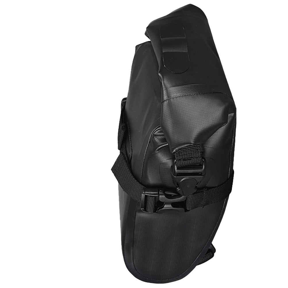Borsa Sedile Posteriore Mountain Bike Impermeabile Durevole Nera Riutilizzabile Borsa Sedile Posteriore Bici