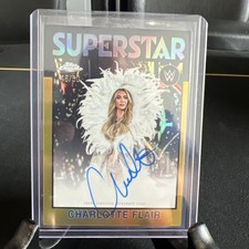 2026 Topps Chrome WWE Charlotte Flair Showstar gold Auto /50 
