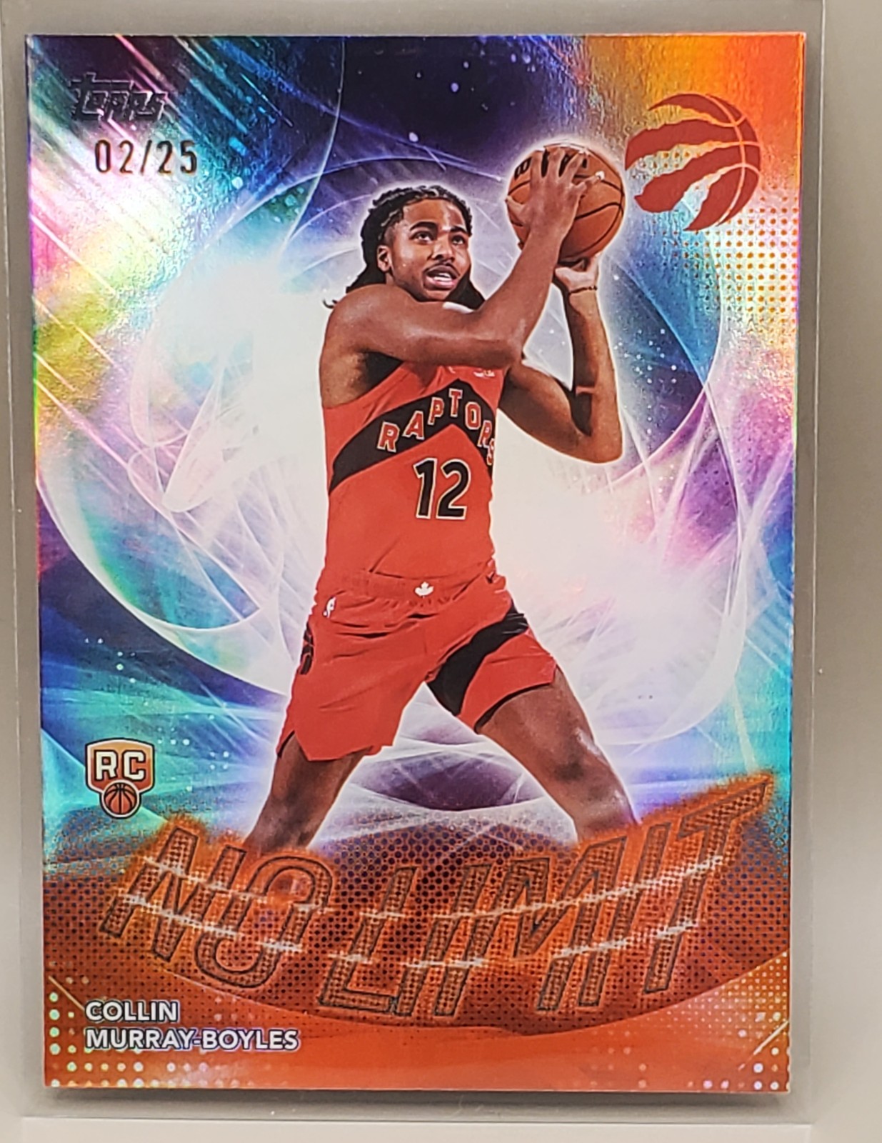Collin Murray-Boyles /25 Orange Rainbow (RC) 2025-26 Topps - No Limit  #NL-9 SSP