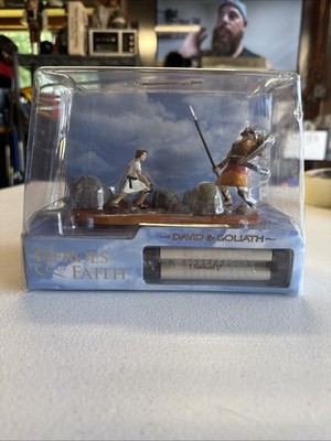 VTG Journey ITB Heroes of Faith David & Goliath Religious Figure Set NEW RARE