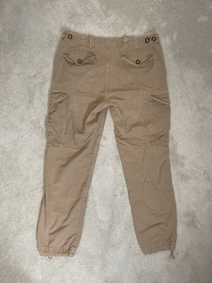Vintage 1967 Polo Ralph Lauren Mens Cargo Pants Khaki Size 33x30