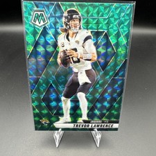 Trevor Lawrence 2025 Panini Mosaic Reactive Green Mosaic Prizm #183 Jaguars
