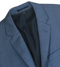 Men's 38R J Crew Ludlow Blue Italian Tollegno 1900 Wool Sport Coat Blazer Jacket