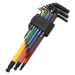 Draper 07109 Extra-Long Arm Hex Key Set (9 Piece) MHKS9 Hexagon Key Sets