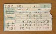 1998 MATCHBOX 20 / SOUL ASYLUM HOLMDEL NJ CONCERT TICKET STUB 49