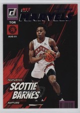 2022-23 Panini Donruss Net Marvels Purple Press Proof Scottie Barnes #19 12dj