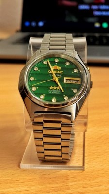 Orient 3-Star Crystal Automatic Watch - Emerald Green Dial (Ref. 469AA2G-8A-CA)
