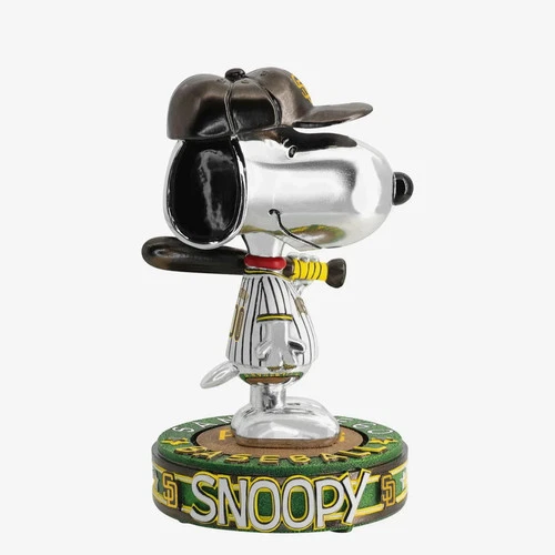 Snoopy San Diego Padres 2025 Peanuts Electroplated Bighead Bobblehead MLB
