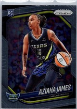 Aziaha James 2025 Panini Prizm WNBA #83 Rookie Dallas Wings