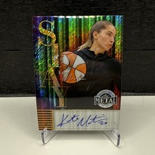 Kate Martin AUTO 2025 Leaf Metal Women of Sport #1/3 Slay Tiedye SA-KM1