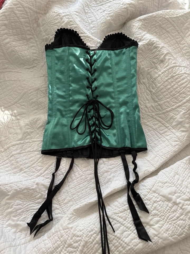 Corsé verde azulado Fredericks of Hollywood Foto 2 de 4