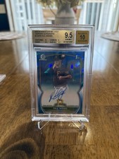 Bowman 2023 Chrome Draft Sapphire Autographs Paul Skenes RC Auto CDAPS BGS 9.5