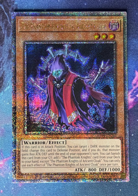 The Phantom Knights of Ancient Cloak (NM+) - Quarter Century Secret - RA04-EN263