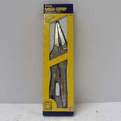Vtg Irwin Vise-Grip 15EL5/9LN 9'' Long Nose Pliers NOS Made in USA