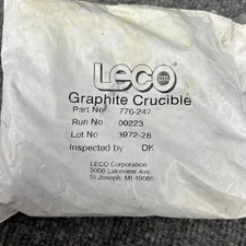 lot of 80 - Leco 776-247  Regular Graphite crucible  New Other