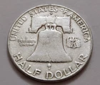 1960‑D Franklin Half Dollar • 90% Silver • Circulated • X142