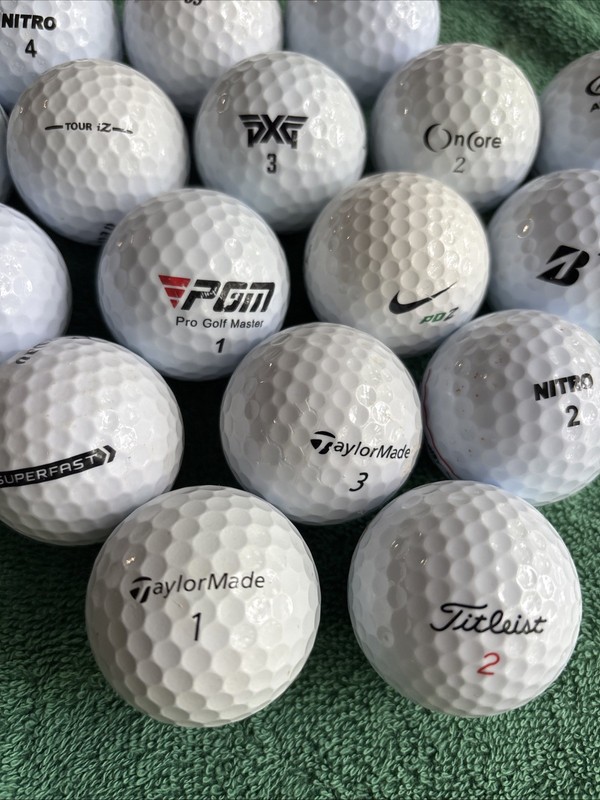 60 TITLEIST,SRIXON,CALLAWAY OHTERS (Assorted) Golf Balls