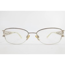 Tura R127 GLD Eyeglasses Gold Oval Semi-Rimless Filigree Scroll Temple 51-17-135