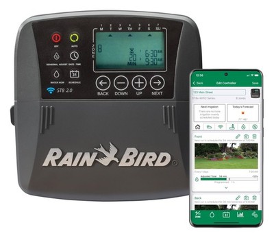 Rain Bird ST8I-2.0 Smart Indoor WiFi Sprinkler/Irrigation SystemTimer/Controller