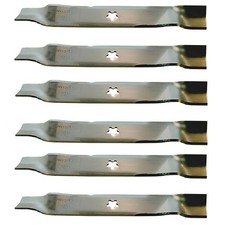 Set of 6 New Mulching Blade Fits AYP, Fits Husqvarna 46" Deck Mower