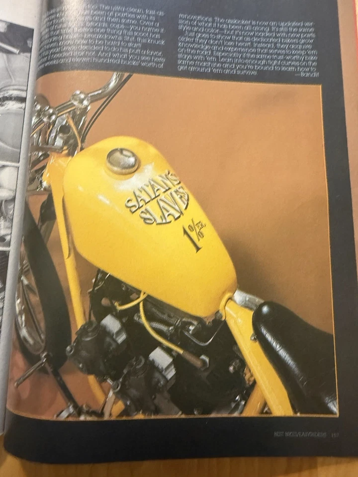 Vintage Easy Riders Best Bikes Special Issue No.1 1970's Foto 4 de 4