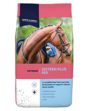 Dodson & Horrell Sixteen Plus Mix 20kg - HORSE & PONY FEED 1.65 per kilo