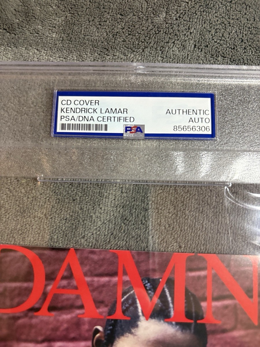 Kendrick Lamar Signed DAMN. CD Cover PSA/DNA Certified Authentic