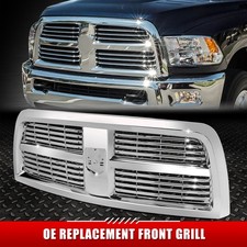 Horizontal Slats For 10-12 Dodge Ram 2500 3500 Front Grille With Badge Slot