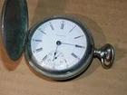 Antique Waltham 15J 18s Keystone Silveroid Case Pocket Watch AS IS Parts Repair
