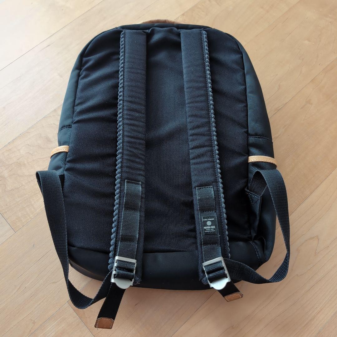 Master-Piece Black Nylon Backpack Adjustable Stra… - image 2
