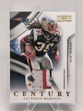 2009 Playoff National Treasures Century Materials Prime #58 Laurence Maroney /50