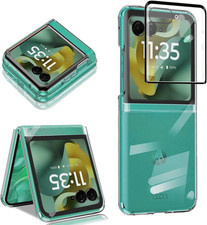 For Motorola Razr 2026 Case Clear, Razr 2026 Case with Front Screen Protector, A
