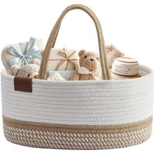 Baby Caddy Organizer, Large Diaper Caddy Basket