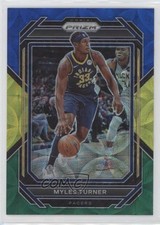 2022-23 Panini Prizm Choice Blue Yellow & Green Prizm Myles Turner #108 12vy