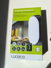 Luceco exterior decorative IP54 oval LED bulkhead