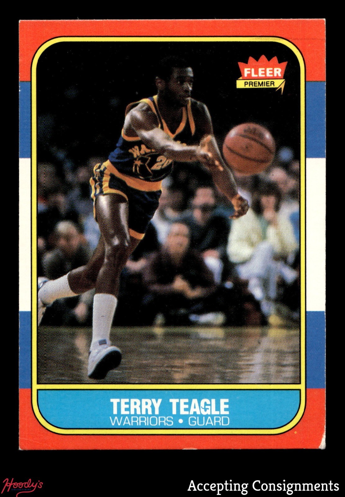 1986-87 Fleer #107 Terry Teagle GOLDEN STATE WARRIORS