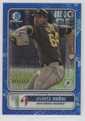2020 Bowman Mega Box Blue Mojo Refractor /150 Andres Munoz #STG-AM Rookie RC 1kk