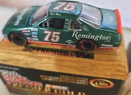 Racing Champions Premier Gold Rick Mast Remington Arms 75 ,1/64 Scale With Stand - Picture 3 of 3